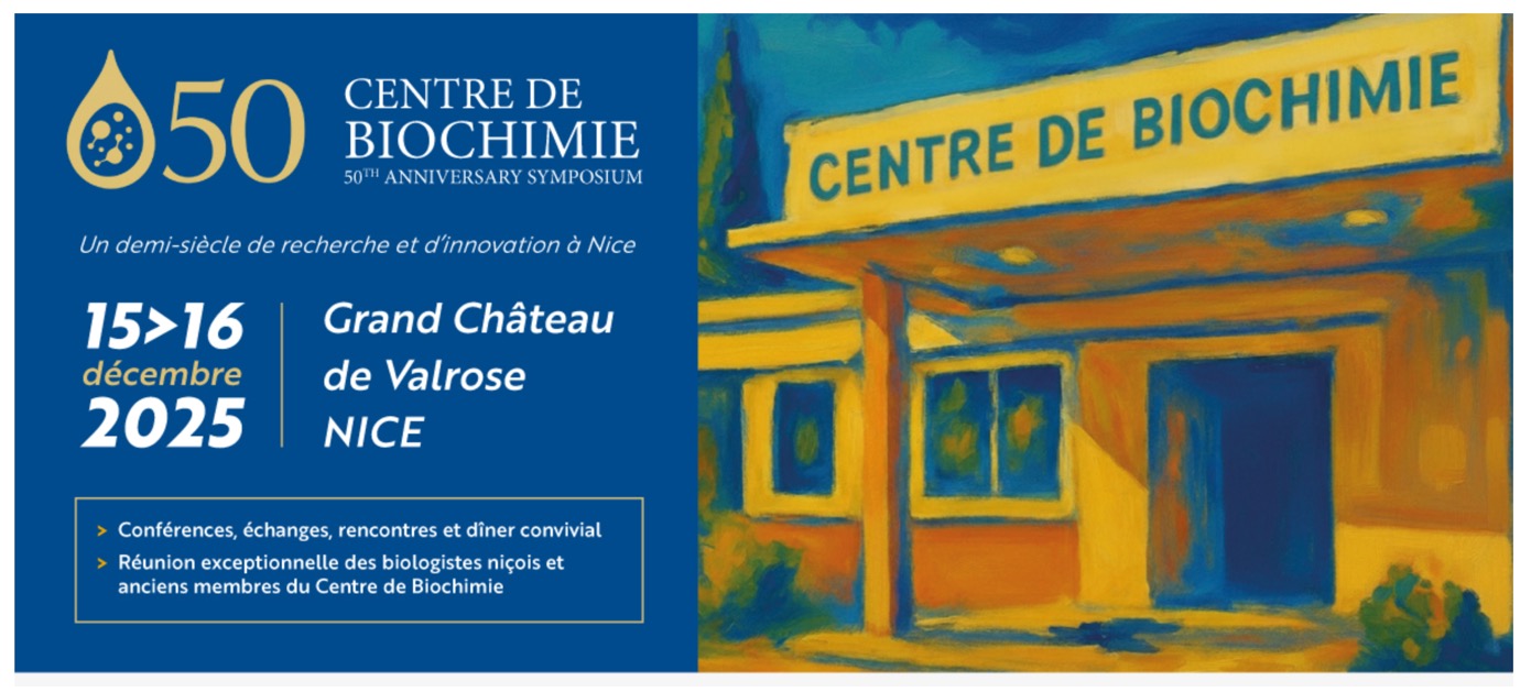 Les 50 ans du Centre de Biochimie !