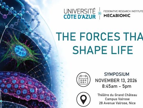 UniCA’s Federative Institute for Mechanobiology is pleased to announce “The Forces that Shape Life” symposium!