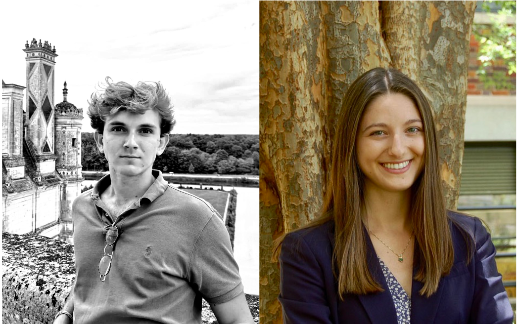 Nicolas Roby and Emily Plumb, actors of the revival of the iBV PhD student community