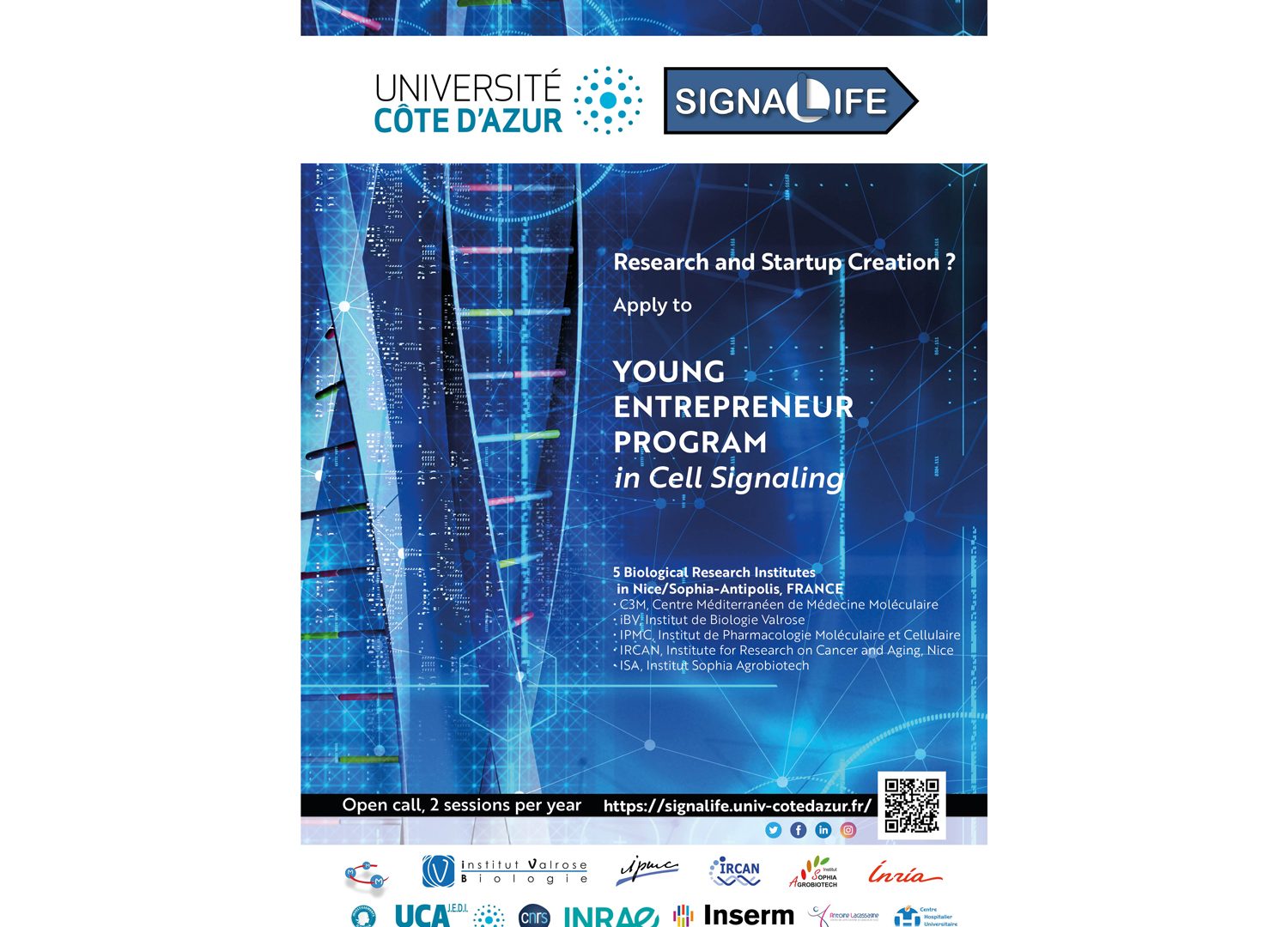 Call for Applications SIGNALIFE Labex Innovation Program Young Entrepreneur Program (YEP)